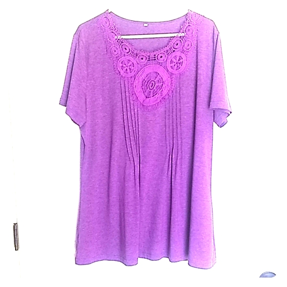 No Label Tops - Womens No Label Beautiful Purple Blouse Size XXL